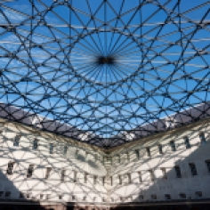 Dutch Maritime Museum courtyard roof by Ney and Partners